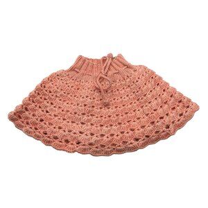 Misha & Puff Girls Crochet Skating Skirt For Baby Girls 18-24 Months Wool Pink